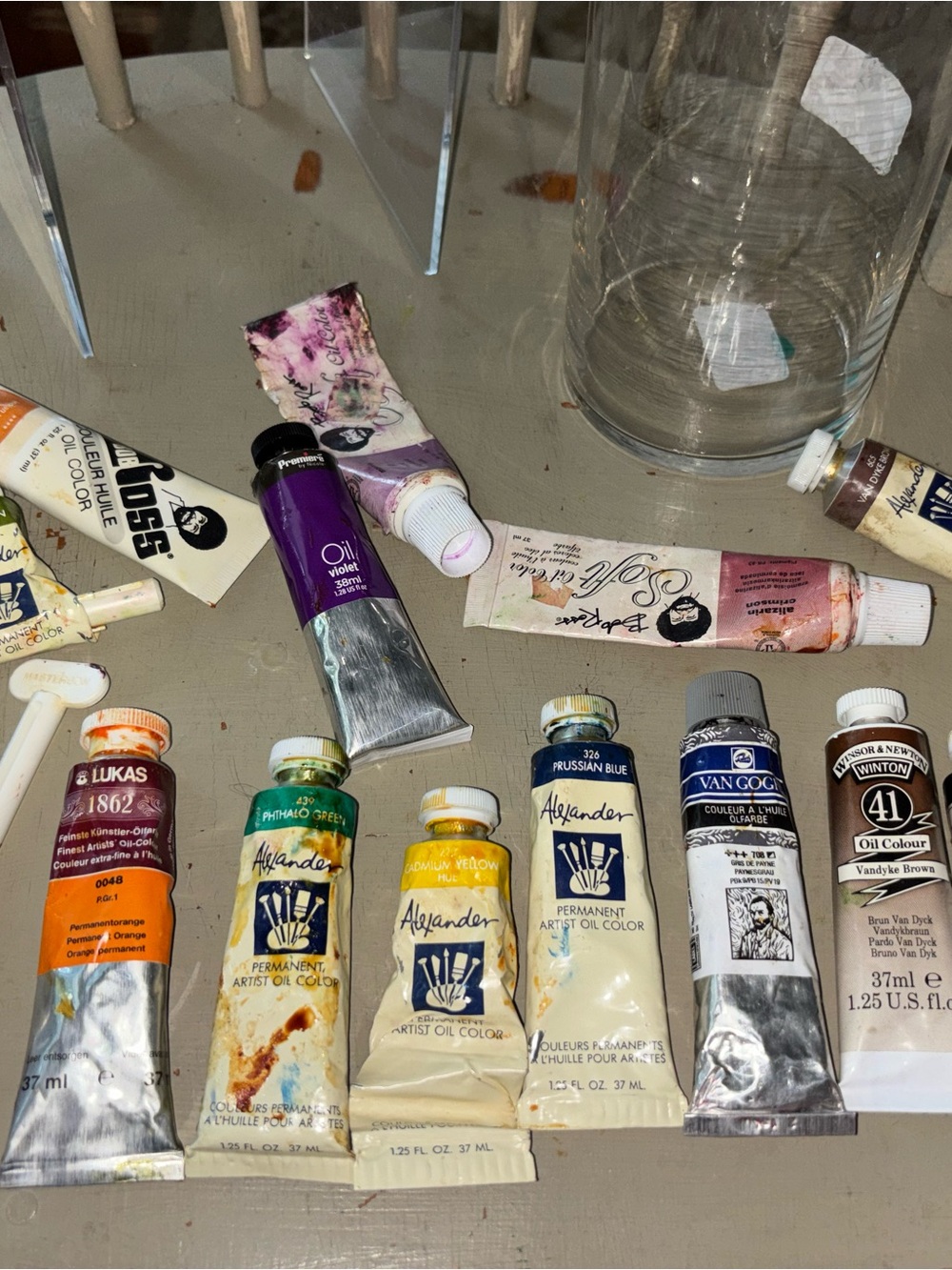 Alexander & Van Gogh Oil Paint Tubes - Multi-Color Artist Set